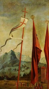 St Ursula's Banners, St Ursula Receiving the Pope's Benediction (detail) (after Vittore Carpaccio)