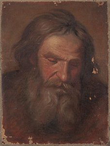 Study Of An Old Man's Head — Szymon Czechowicz