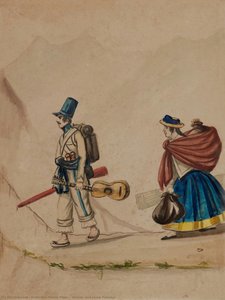 Soldier and camp follower
