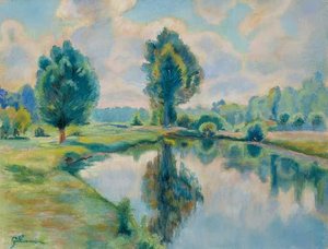 Bord De Rivière — Ferdinand Guillaumin