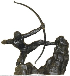 Heracles Killing the Birds of Lake Stymphalia