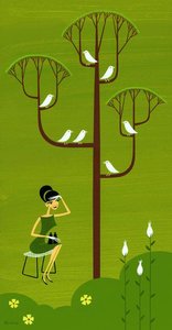 The Twitcher — Josh Agle (shag)