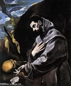 St Francis Praying — El Greco, Baroque Mannerism