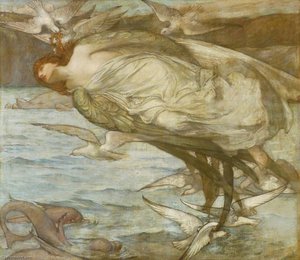 Orpheus Single Bacchante With Seabirds — Douglas Strachan