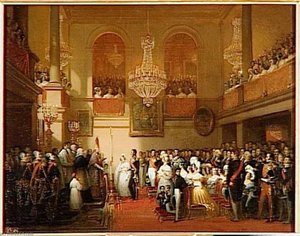 MARIAGE DU ROI DES BELGES AU CHATEAU DE COMPIEGNE.9 AOUT 1832