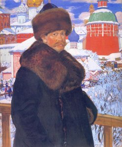 Self-portrait 1 — Boris Mikhailovich Kustodiev
