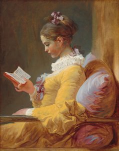 Young Girl Reading — Jean-honoré Fragonard, Rococo