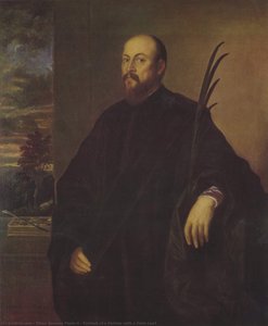Portrait Of A Painter With A Palm Leaf — Titian Ramsay Peale Ii, Renaissance Echo