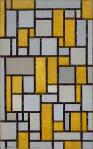 Composition With Grid #1 — Piet Mondrian