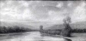 (river Landscape), (painting) — Frank Harold Hayward