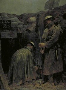 'Humanity' Bearer Post, Cambrin Sector, August 1916 The First Field Ambulance