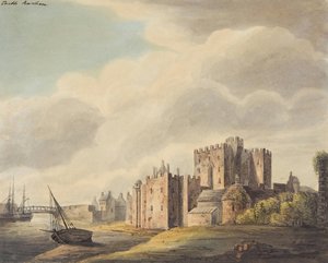 Castle Rushen — George William Carrington, Landscape Realism