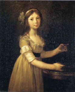 Marguerite-Marie Lagnier, ten years old