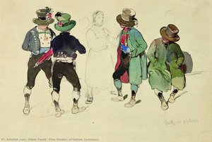Five Studies of Native Costumes