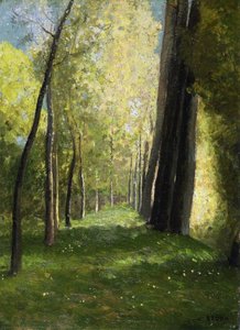 Lane Of Trees — Odilon Redon