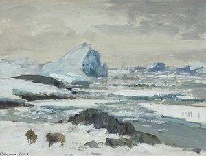 Camp At Base ‘w’, Andresen Island, (1957) — Edward Seago