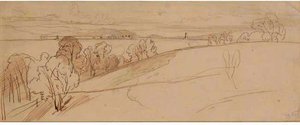 The Aqueduct Of Claudia, The Roman Campagna, Italy — Edward Lear