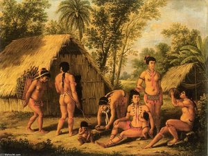 Carib Painting — Agostino Brunias