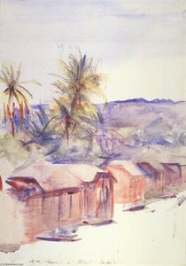 Village Street, Dominica — Abbott Handerson Thayer
