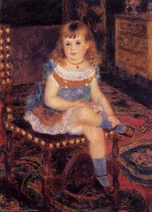 Georgette Charpentier Seated — Pierre-auguste Renoir, Impressionism