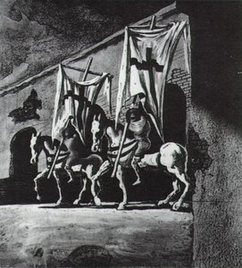 Los Dos En La Cruz — Salvador Dalí