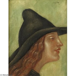 Young Woman In Profile — Eugene Zak