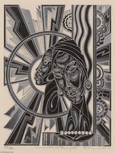 Compositional Study No. Iii, From The Portfolio Impressions Our World, Volume I — Eldzier Cortor
