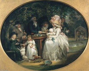 The Tea Garden — George Morland