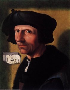 Self-portrait — Jacob Cornelisz Van Oostsanen