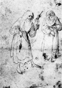 Zwei Hexen — Hieronymus Bosch
