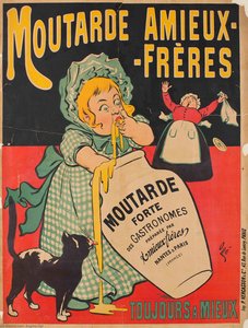 'moutarde Amieux-freres', (80 X 60 Cm) (1896) — Eugène Ogé