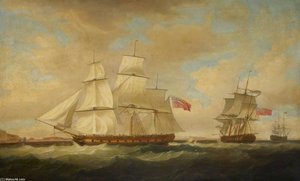 The East Indiaman 'warren Hastings' — Thomas Whitcombe