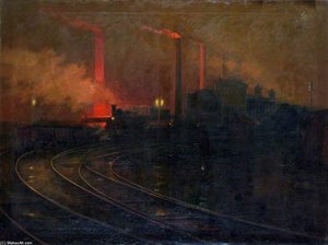 The Steelworks, Cardiff At Night