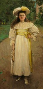 Portrait Of A Girl In White — Sir John Lavery