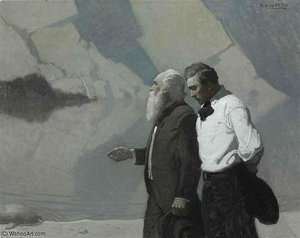 Think What Might Happen If It Was Not Protected By Those Hills — N.c. Wyeth