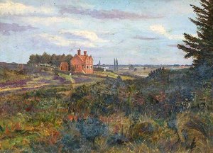 Manor House In A Landscape — Frederick Davy