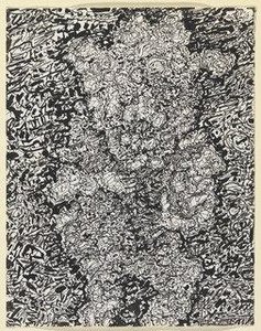 Figure With Hat In A Landscape (personnage Au Chapeau Dans Un Paysage) — Jean Philippe Arthur Dubuffet