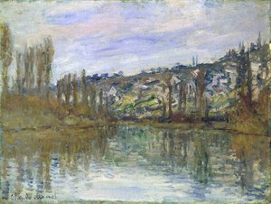 The Seine Near Vetheuil — Claude Monet, Impressionist Landscape