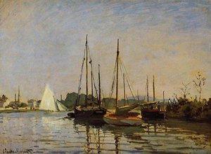 Pleasure Boats, Argenteuil, C.1872-3 (oil On Canvas) — Claude Monet, Impressionism