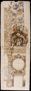 Project For The Decoration Of A Church — Francisco Ricci De Guevara, Baroque