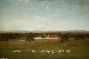Tabley - The Old Hall From The Park — Anthony Devis