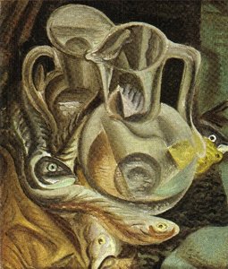 Carafe And Fish — André Masson