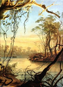 Mouth Of The Wabash — Karl Bodmer, Romanticism