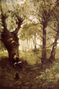 The Old Track To Auvers — Berthe Morisot