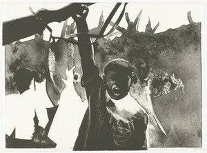 Los Revolucionarios (the Revolutionaries) From Violence (la Violencia) — Rafael Canogar