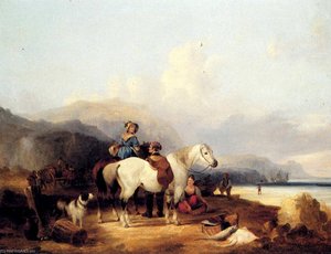 Looking Out To Sea — William Shayer Senior