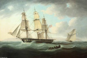 Frigate And Cutter — Thomas Buttersworth