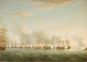 The Battle Of The Nile — Thomas Whitcombe