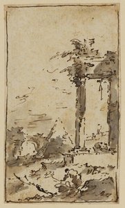 Landscape Capriccio — Francesco Lazzaro Guardi