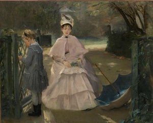 Nanny With A Child — Eva Gonzalès